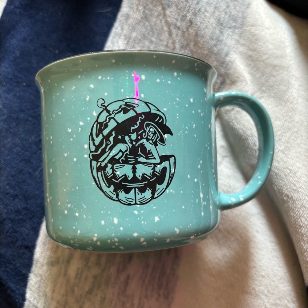 Bewitched Teal Speckled Mug